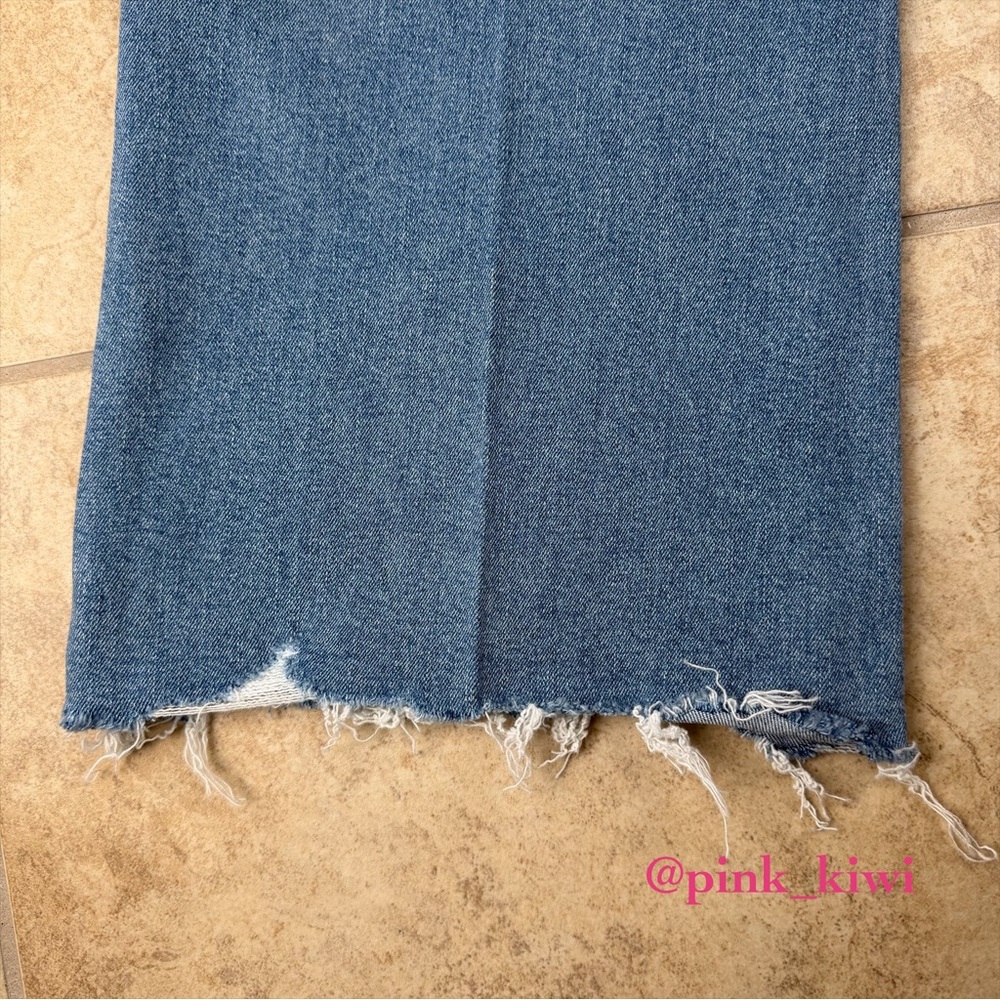 Joe's Jeans Blue Wide Leg Ankle Jeans - Picture 9 of 12